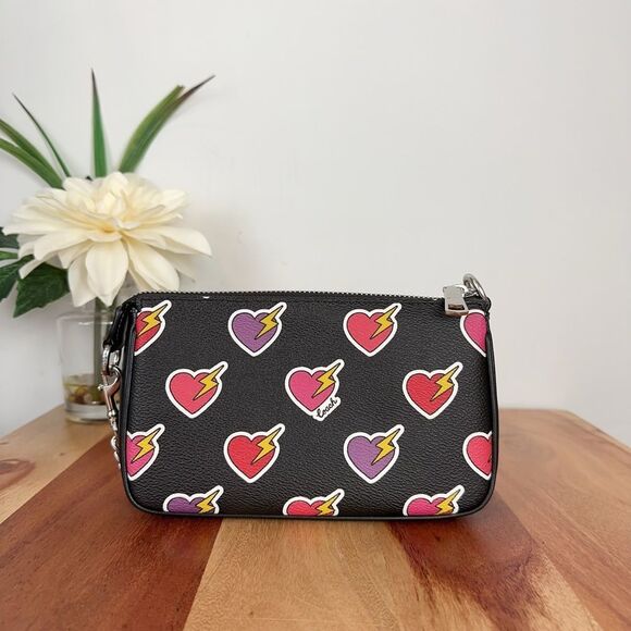 NWT Coach Nolita 19 With Heart Bolt Print - Picture 3 of 6